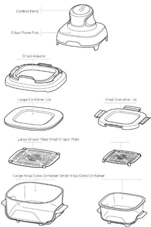 NINJA CRISPi FNST2REC - SAVE THESE INSTRUCTIONS - 1