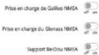 Alden I-NET 512 - Menu SERVICES > GPS > Général - 2