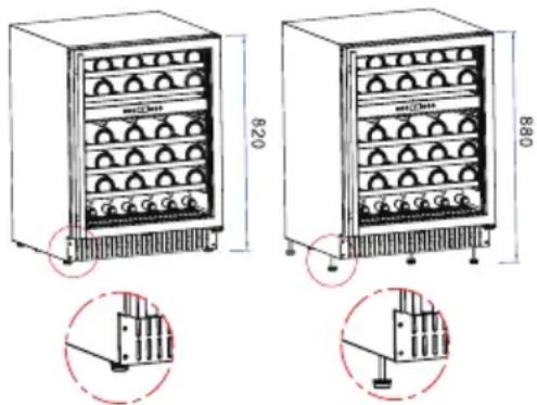 Sonnenkönig CAVA 154 DUAL - Verstellbare Füße - 1
