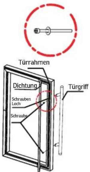Sonnenkönig CAVA 40 DUAL - Montage des Edelstahlgriffs - 1