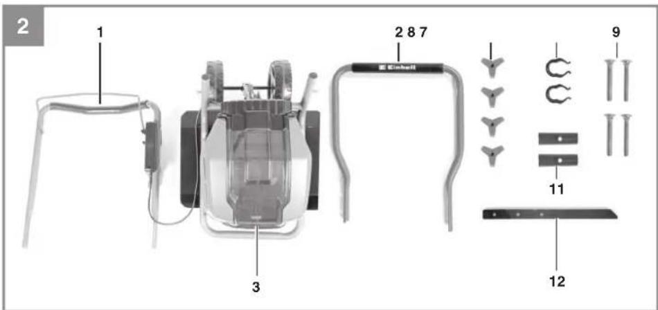 EINHELL GP-CR 36/45 Li E BL - 2