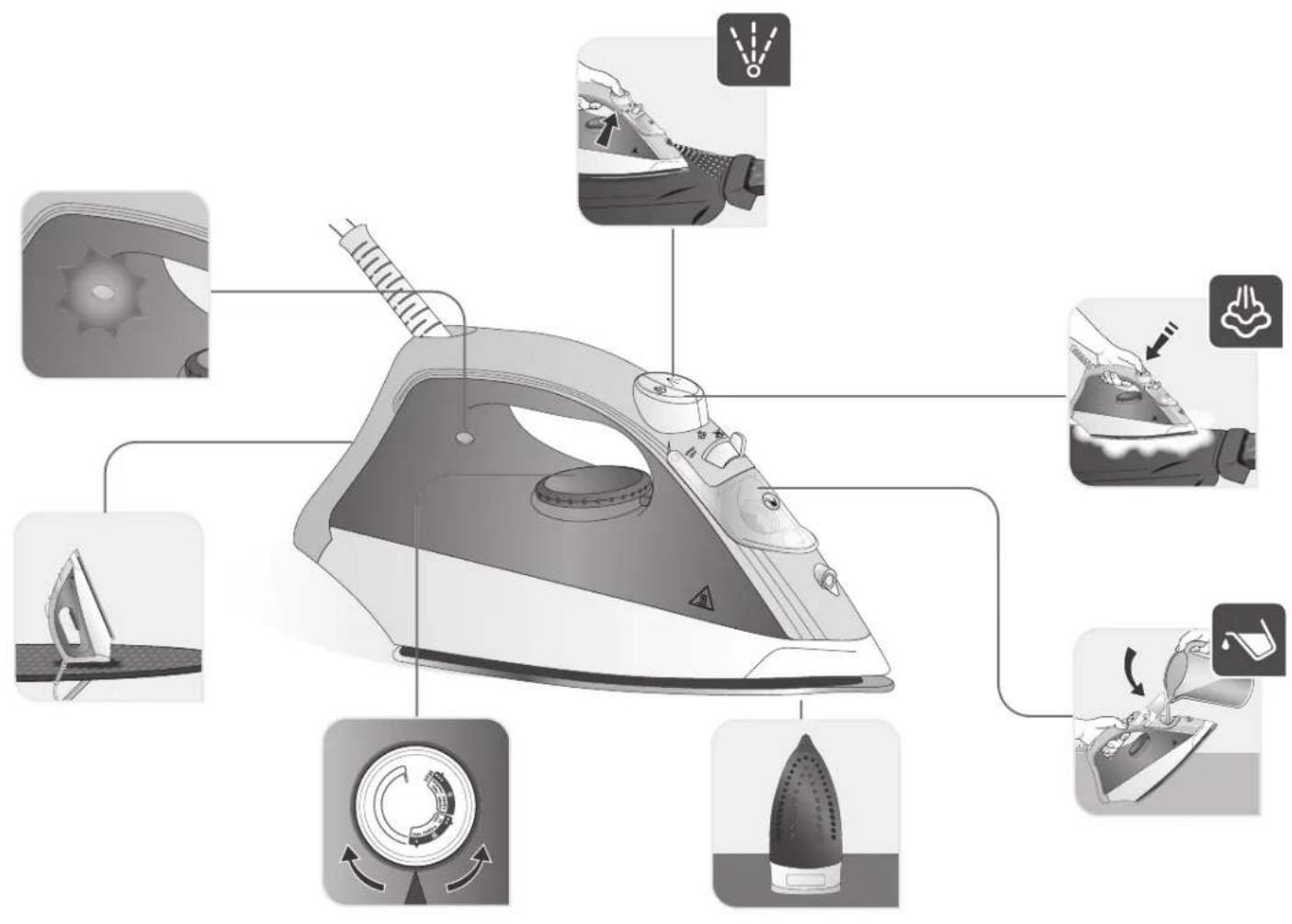 TEFAL Easy Steam FV1940 - INSTRUCTIVO DE OPERACION - 4