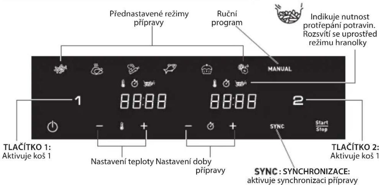 MOULINEX Easy Fry XXL EZ9428 - DUÁLNÍ uživatelské rozhraní EASY FRY - 1