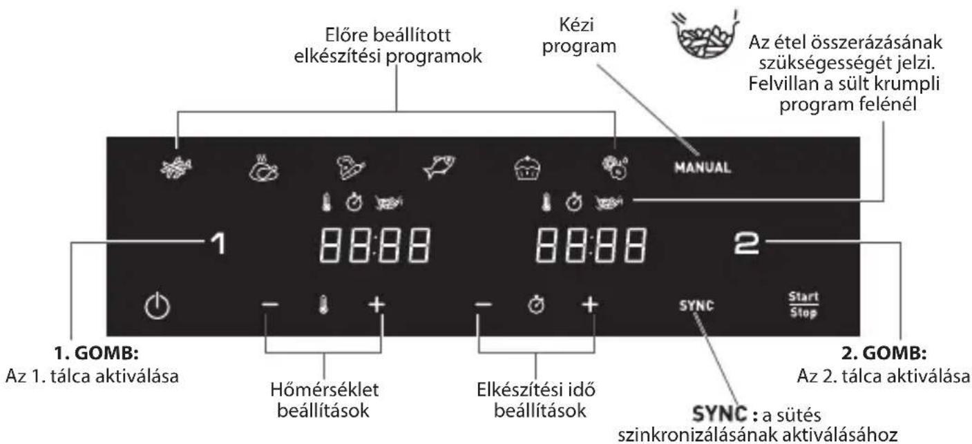 MOULINEX Easy Fry XXL EZ9428 - DUAL EASY FRY felhasználói felület - 1