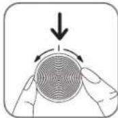 MOULINEX Easy Fry AL6068 - Setarea butonului rotativ (selectorul) - 1