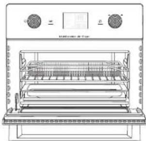 MOULINEX Easy Fry AL6068 - Розташування аксесуарів - 1