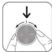 MOULINEX Easy Fry AL6068 - Impostazione della manopola rotante (selettore) - 1
