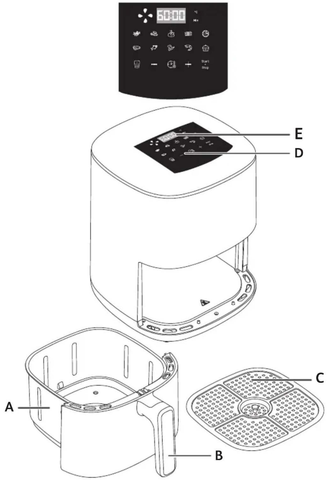 MOULINEX Easy Fry Compact EZ1458 - EASY FRY™ COMPACT - 1