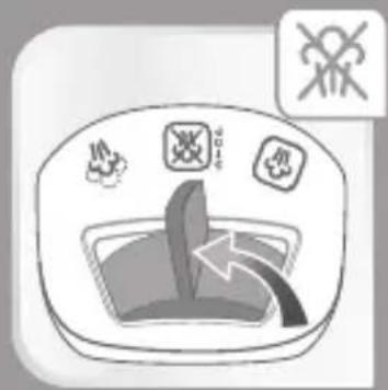 TEFAL Express Steam FV2886 - Adjusting the temperature and steam - 2