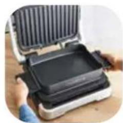 MOULINEX OptiGrill GI774D - HOW DO I INSERT MY BAKING TRAY ACCESSORY? - 9