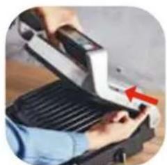 MOULINEX OptiGrill GI774D - HOW DO I INSERT MY BAKING TRAY ACCESSORY? - 6