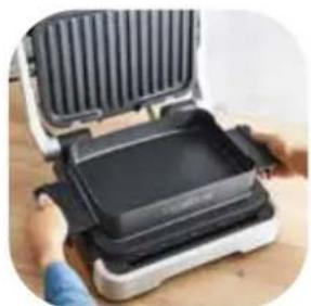 MOULINEX OptiGrill GI774D - HOW DO I INSERT MY BAKING TRAY ACCESSORY? - 3