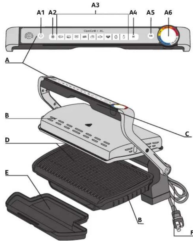 MOULINEX OptiGrill+ XL GI7278 - gbi 5 gina - 2