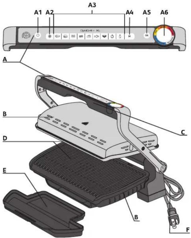 MOULINEX OptiGrill+ XL GI7278 - 7