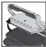 MOULINEX OptiGrill+ XL GI7278 - POSICION DE GRILL - 1