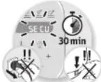 MOULINEX I-Companion XL HF9411 - INSTRUÇÕES SOBRE A SEGURANÇA DO APARELHO ("SECU") - 1