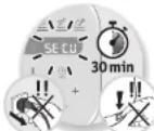 MOULINEX I-Companion XL HF9411 - ISTRUZIONI D'USO SULLA MESSA IN SICUREZZA DELL'APPARECCHIO ("SECU") - 1