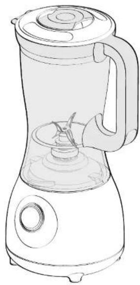 MOULINEX Blender Uno LM2205 - 1