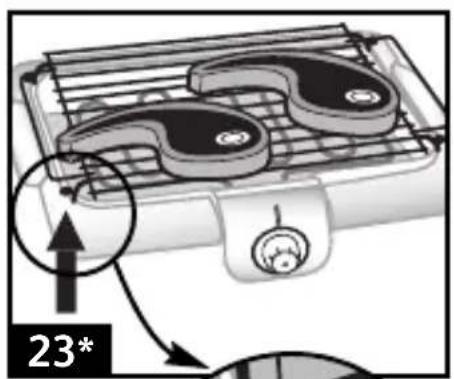 TEFAL Adjust Grill BG1203 - Thermo-Spot - 26