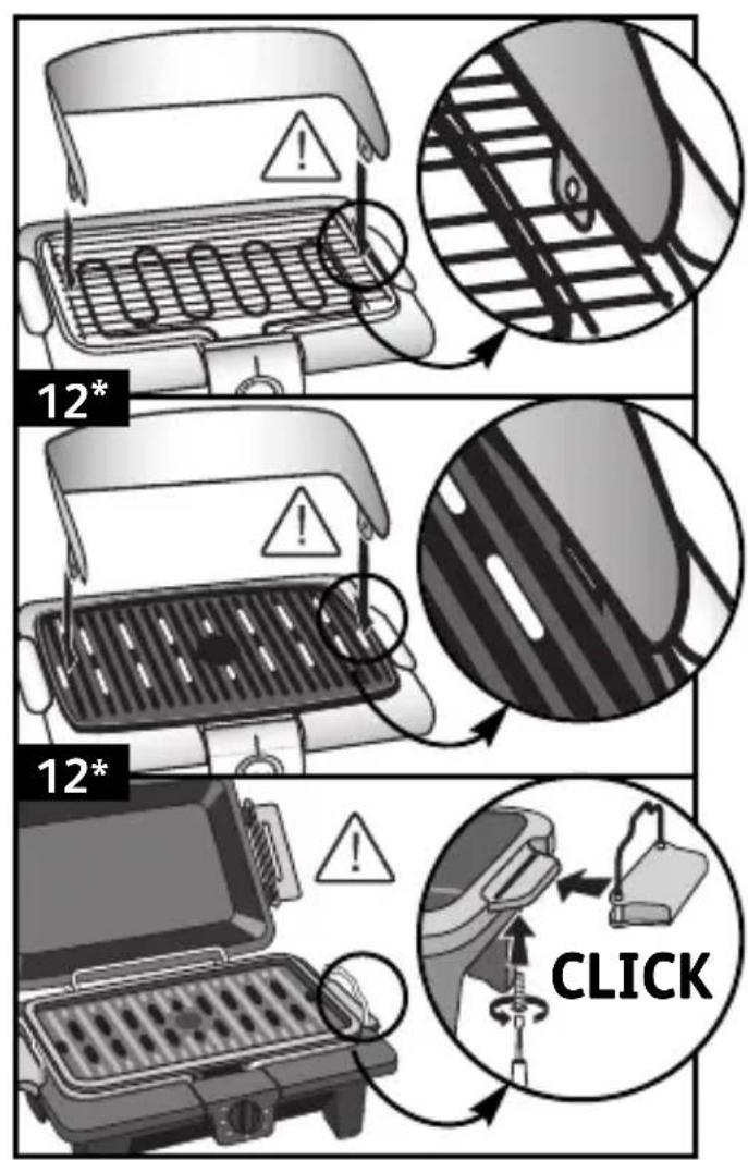 TEFAL Adjust Grill BG1203 - Thermo-Spot - 10