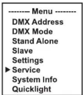 Cameo AZOR SP2 IP - SERVICE MENU (Service) - 1