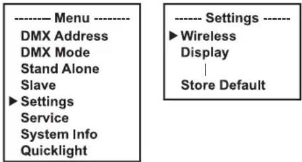 Cameo AZOR SP2 IP - IMPOSTAZIONI DI SISTEMA (Settings) - 1