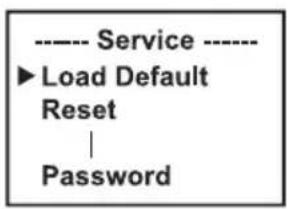 Cameo AZOR SP2 IP - MENÚ DE MANTENIMIENTO (Service) - 2