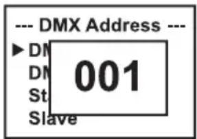 Cameo AZOR SP2 IP - DMX-STARTADRESSE EINSTELLEN (DMX Address) - 2