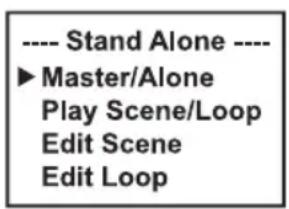 Cameo AZOR SP2 IP - MENU STAND-ALONE - 2