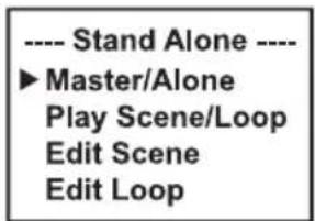 Cameo AZOR SP2 IP - STAND-ALONE MENU - 2