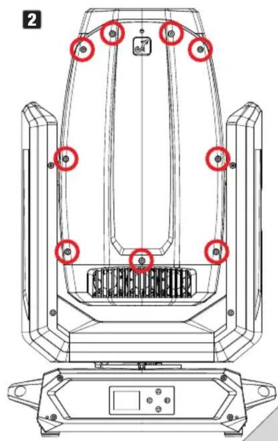 Cameo AZOR SP2 IP - SOSTITUZIONE DEI GOBO - 4