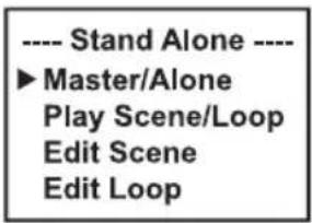 Cameo AZOR SP2 IP - MENÚ STAND ALONE - 2