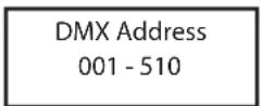 Cameo DROP P4 - RÉGLAGE DE L'ADRESSE DMX DE DÉPART - 2