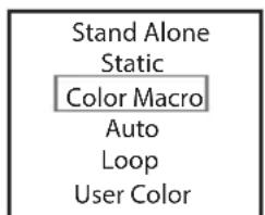 Cameo DROP P4 - MODE DE FONCTIONNEMENT STAND ALONE STATIC - 4