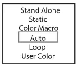 Cameo DROP P4 - MODE DE FONCTIONNEMENT STAND ALONE STATIC - 6