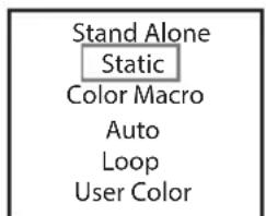 Cameo DROP P4 - MODALITÀ DI FUNZIONAMENTO STAND-ALONE STATIC - 2