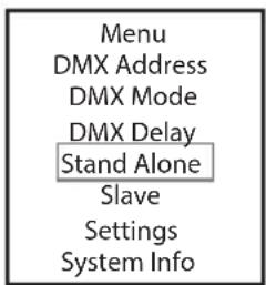 Cameo DROP P4 - MODALITÀ DI FUNZIONAMENTO STAND-ALONE STATIC - 1