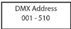 Cameo DROP P4 - IMPOSTAZIONE DELL'INDIRIZZO DI AVVIO DMX - 2