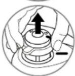 TEFAL Secure Trendy P25844 - Es ist normal, dass zu Betriebsbeginn Dampf in der Nähe der Druckanzeige (D) austritt. - 3