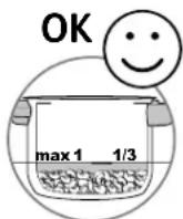 TEFAL Secure Trendy P25807 - MAXIMUM FILL LEVEL - 1