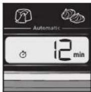 TEFAL Cake Factory KD8043 - Only possible if the elapsed cooking time >2min - 3
