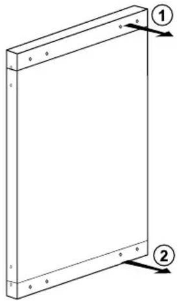 BEKO B1804FN - Reversing the doors - 2
