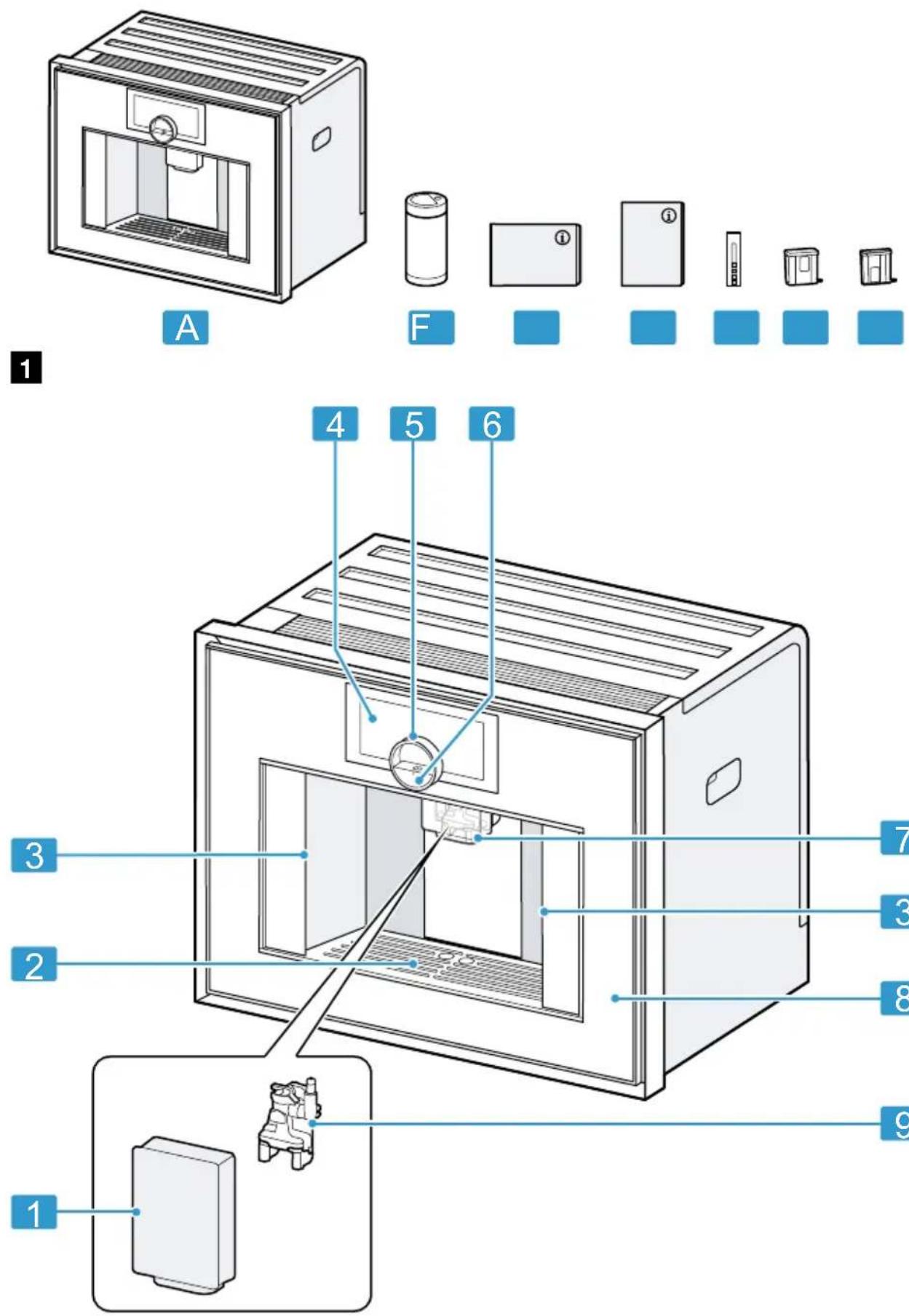 GAGGENAU GC461120 - MACHINE À EXPRESSO AUTOMATIQUE - 1
