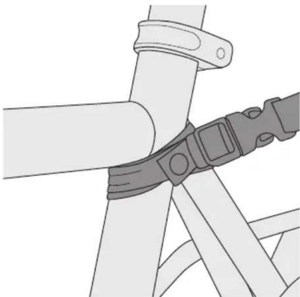 Burley Dash X FM - Securing the Safety Strap - 3