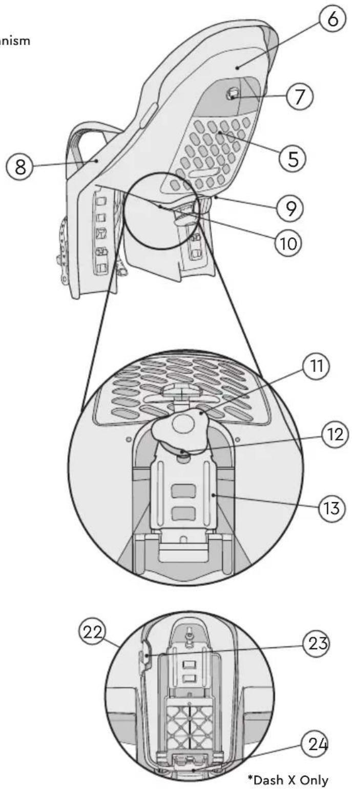 Burley Dash X FM - Burley Bicycle Seat Guide - 2