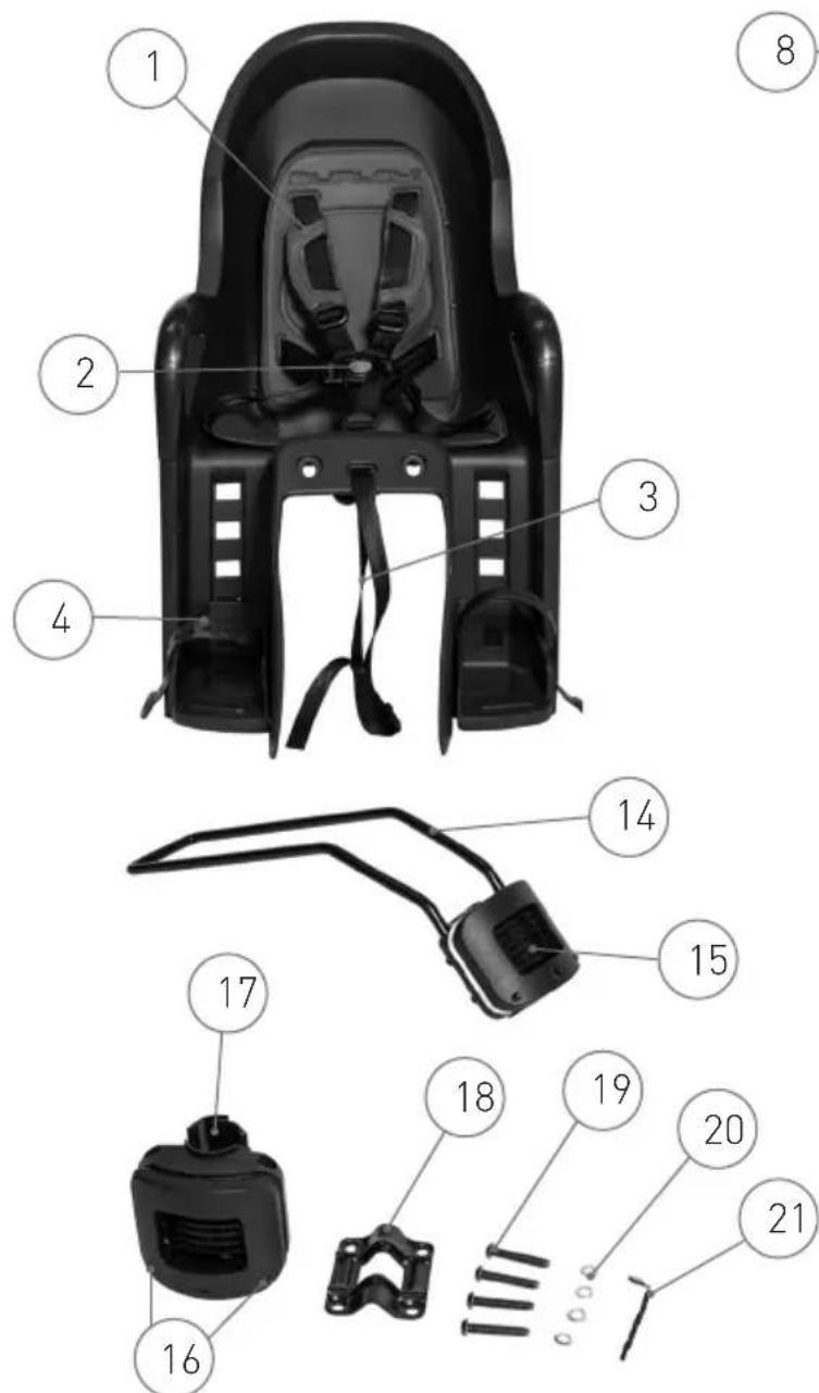 Burley Dash FM - Burley Bicycle Seat Guide: - 1