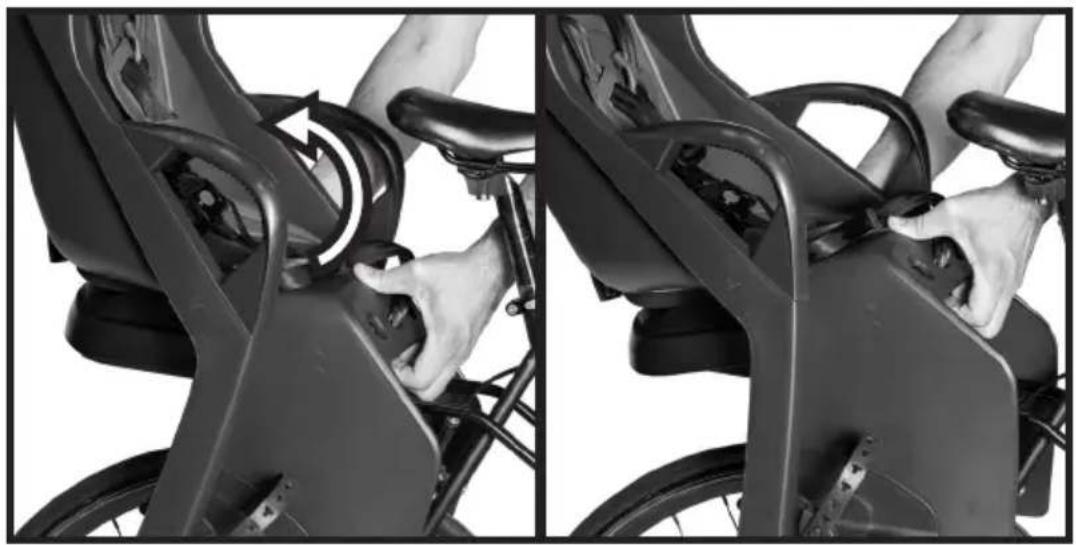 Burley Dash FM - Adjusting the Recline of the Seat (Dash X FM only) - 3