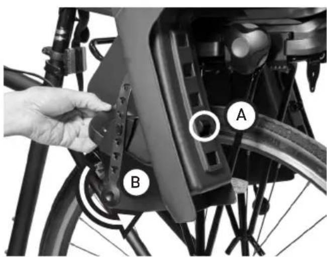 Burley Dash FM - Adjusting the Footrests - 2