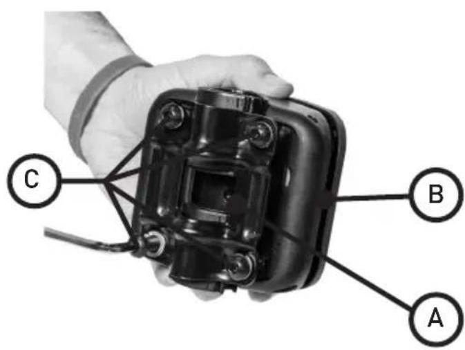 Burley Dash FM - Fixation du mécanisme de montage du cadre sur le vélo - 1