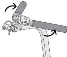 Burley Hopper - Stowing the Handlebar (Trailer Mode) - 2